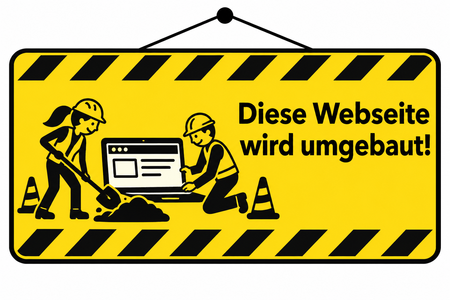 Webseite im Umbau